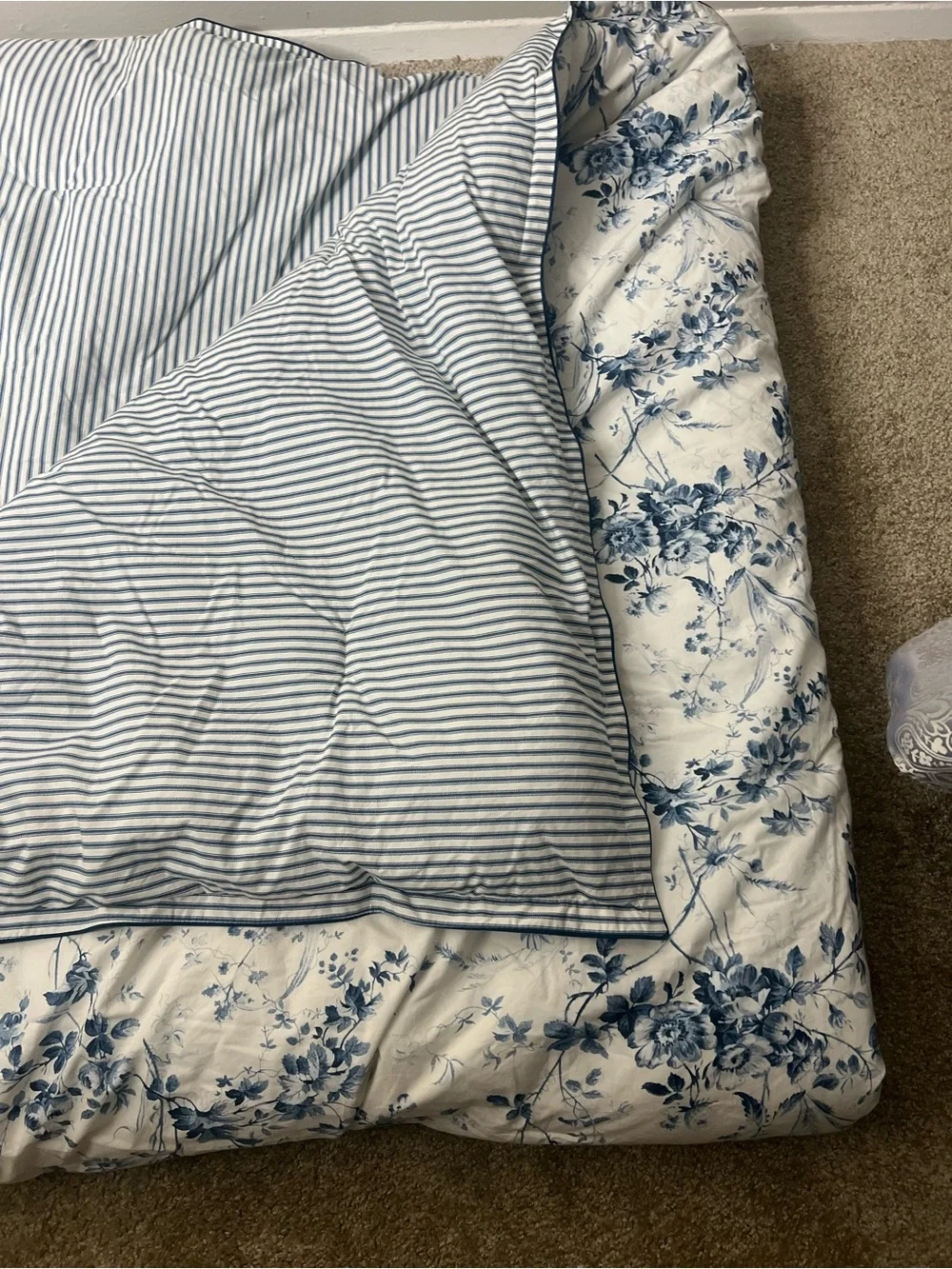 Ralph Lauren Annie floral queen comforter reversible